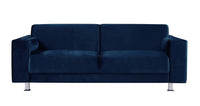 Iconic Home Amarillo Plush Velvet Sofa 