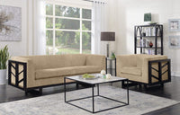 Iconic Home Arianna Linen Textured Sofa 