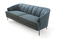 Iconic Home Astoria Linen Textured Sofa 