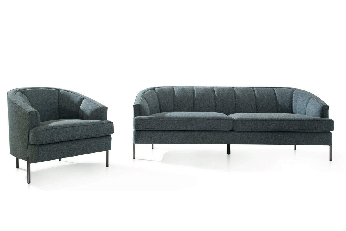 Iconic Home Astoria Linen Textured Sofa 