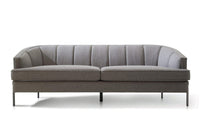 Iconic Home Astoria Linen Textured Sofa 