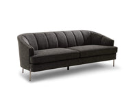 Iconic Home Astoria Linen Textured Sofa 