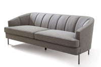 Iconic Home Astoria Linen Textured Sofa 