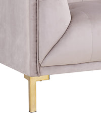Iconic Home Azalea Velvet Club Chair 