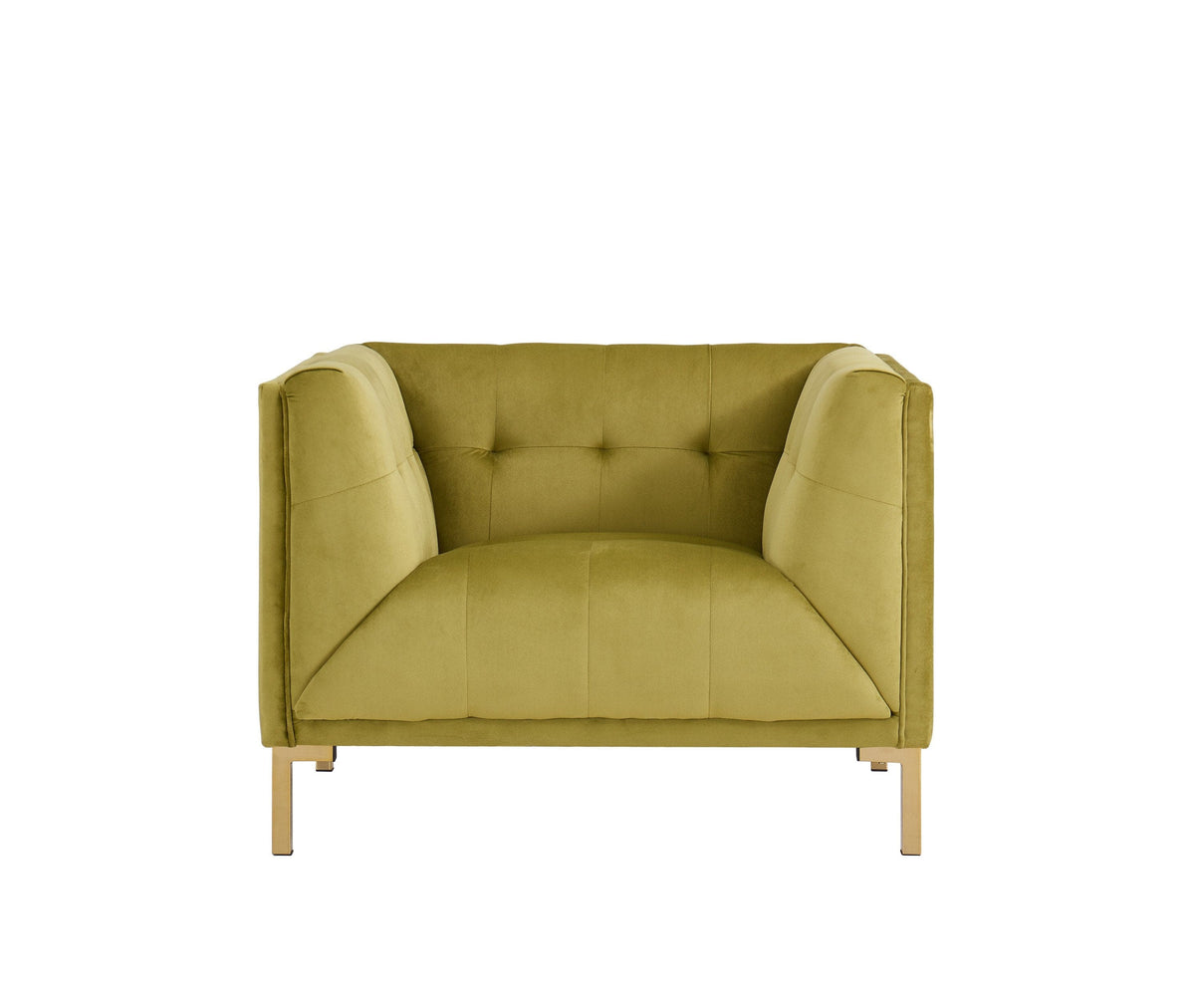 Iconic Home Azalea Velvet Club Chair 