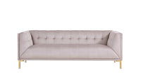 Iconic Home Azalea Tufted Velvet Sofa 