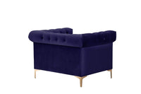 Iconic Home Bea Tufted Velvet Club Chair 