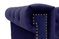 Iconic Home Bea Tufted Velvet Club Chair 