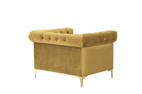 Iconic Home Bea Tufted Velvet Club Chair 