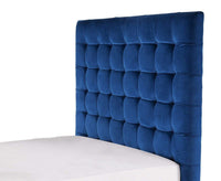 Iconic Home Beethoven Tufted Velvet Bed Frame With Headboard 