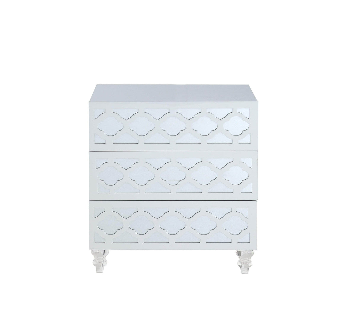 Iconic Home Bergamo Nightstand | End Side Table 