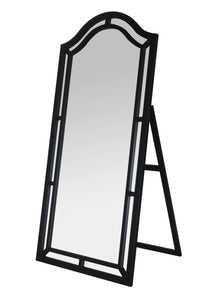 Iconic Home Berlin Floor Mirror Black