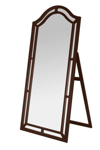 Iconic Home Berlin Floor Mirror Espresso