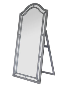 Iconic Home Berlin Floor Mirror Silver