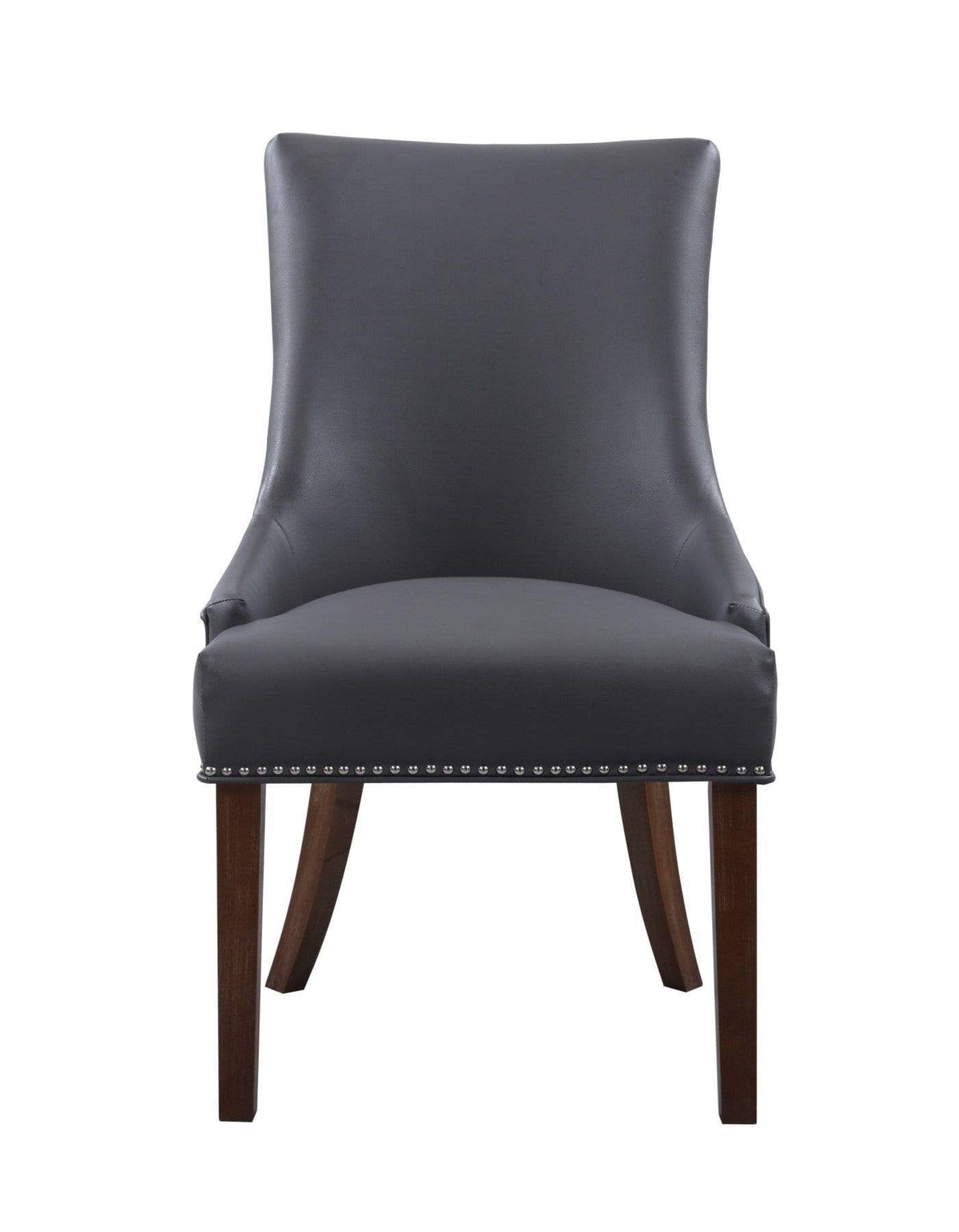 L121205L by Fairfield - Straight Back Leather Dining Chair