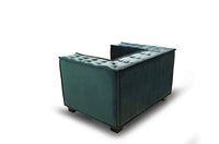 Iconic Home Bryant Tufted Velvet Club Chair 