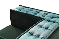 Iconic Home Bryant Tufted Velvet Club Chair 