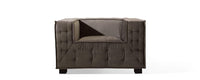 Iconic Home Bryant Tufted Velvet Club Chair 