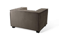 Iconic Home Bryant Tufted Velvet Club Chair 