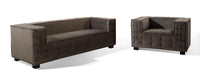 Iconic Home Bryant Tufted Velvet Club Chair 