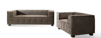 Iconic Home Bryant Tufted Velvet Club Chair 