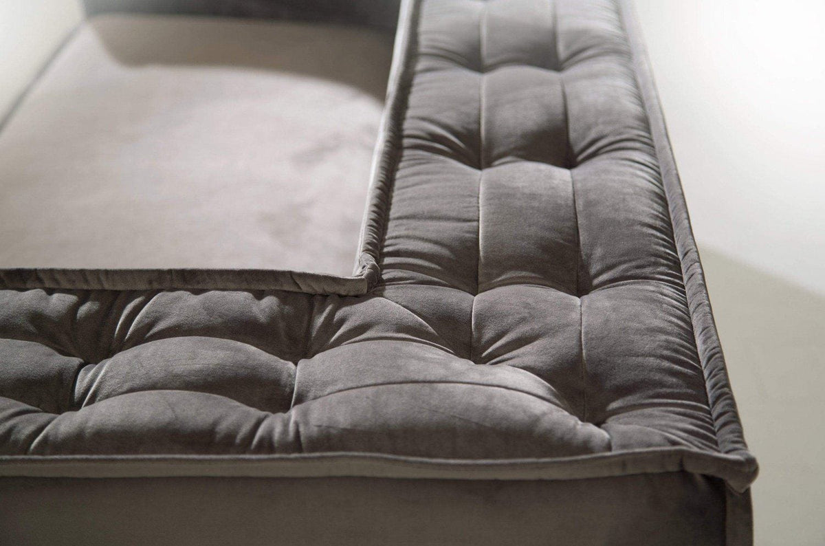 Iconic Home Bryant Tufted Velvet Club Chair 