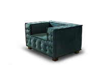 Iconic Home Bryant Tufted Velvet Club Chair 