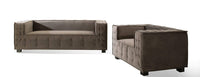 Iconic Home Bryant Velvet Sofa 