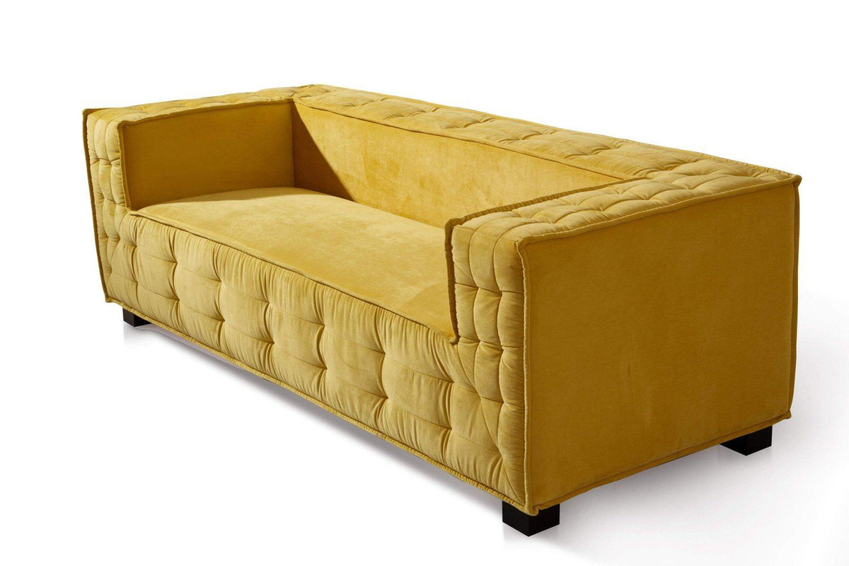 Iconic Home Bryant Velvet Sofa 