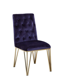 Iconic Home Callahan Velvet Dining Chair Set of 2 