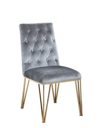 Iconic Home Callahan Velvet Dining Chair Set of 2 