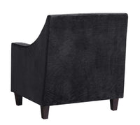 Iconic Home Camren Velvet Accent Chair 