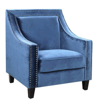 Iconic Home Camren Velvet Accent Chair 