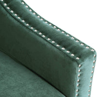 Iconic Home Camren Velvet Accent Chair 