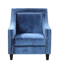Iconic Home Camren Velvet Accent Chair 
