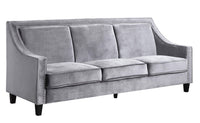 Iconic Home Camren Velvet Sofa 