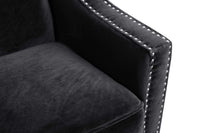 Iconic Home Camren Velvet Sofa 