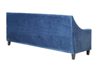 Iconic Home Camren Velvet Sofa 