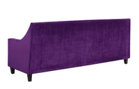 Iconic Home Camren Velvet Sofa 