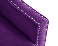 Iconic Home Camren Velvet Sofa 