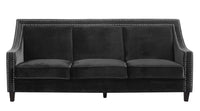 Iconic Home Camren Velvet Sofa 
