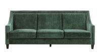 Iconic Home Camren Velvet Sofa 
