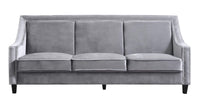 Iconic Home Camren Velvet Sofa 