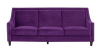 Iconic Home Camren Velvet Sofa 