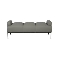 Iconic Home Carmel Faux Leather Bench 