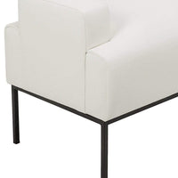 Iconic Home Carmel Faux Leather Bench 