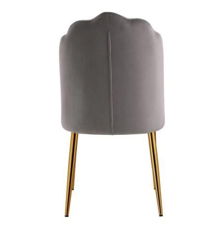 Iconic Home Chelsea Velvet Side Dining Chair Set of 2 