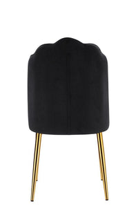 Iconic Home Chelsea Velvet Side Dining Chair Set of 2 