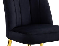 Iconic Home Chelsea Velvet Side Dining Chair Set of 2 