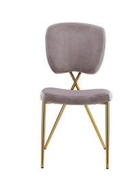 Iconic Home Chrissy Velvet Side Dining Chair Set of 2 